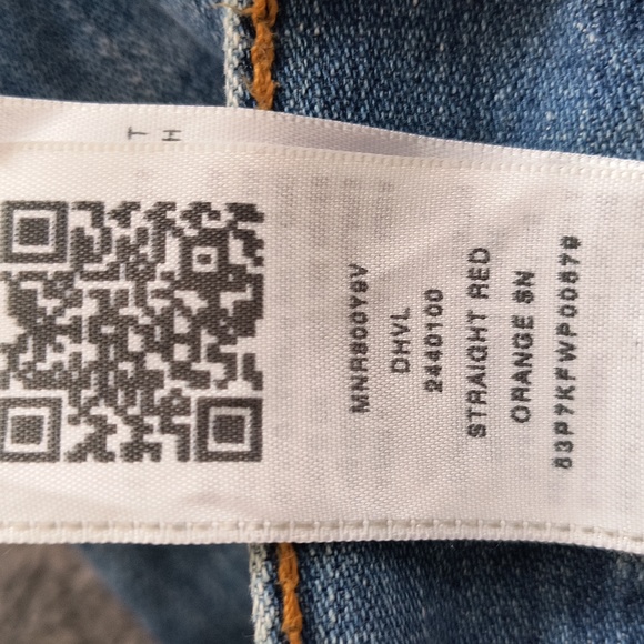 True religion men's 34x34straight red - Picture 4 of 4